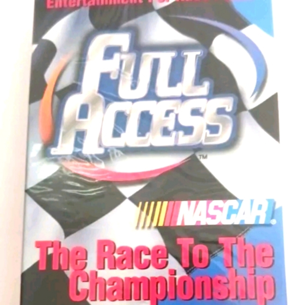NASCAR Race To The Championship Winston Cup 2000 Season V2 VHS Tape NEW & Sealed